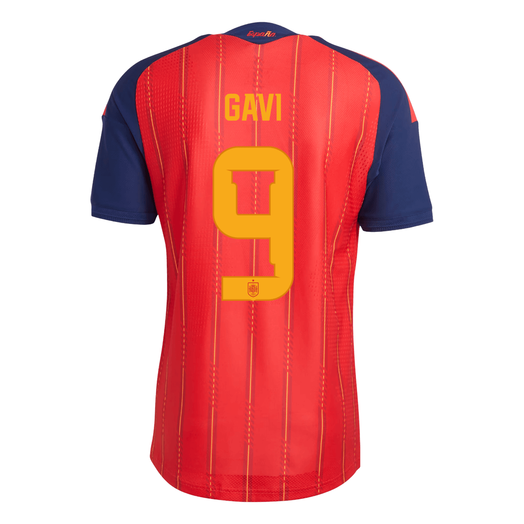 Spain World Cup Hjemmebanetrøje Spillerversion 2026 GAVI #9