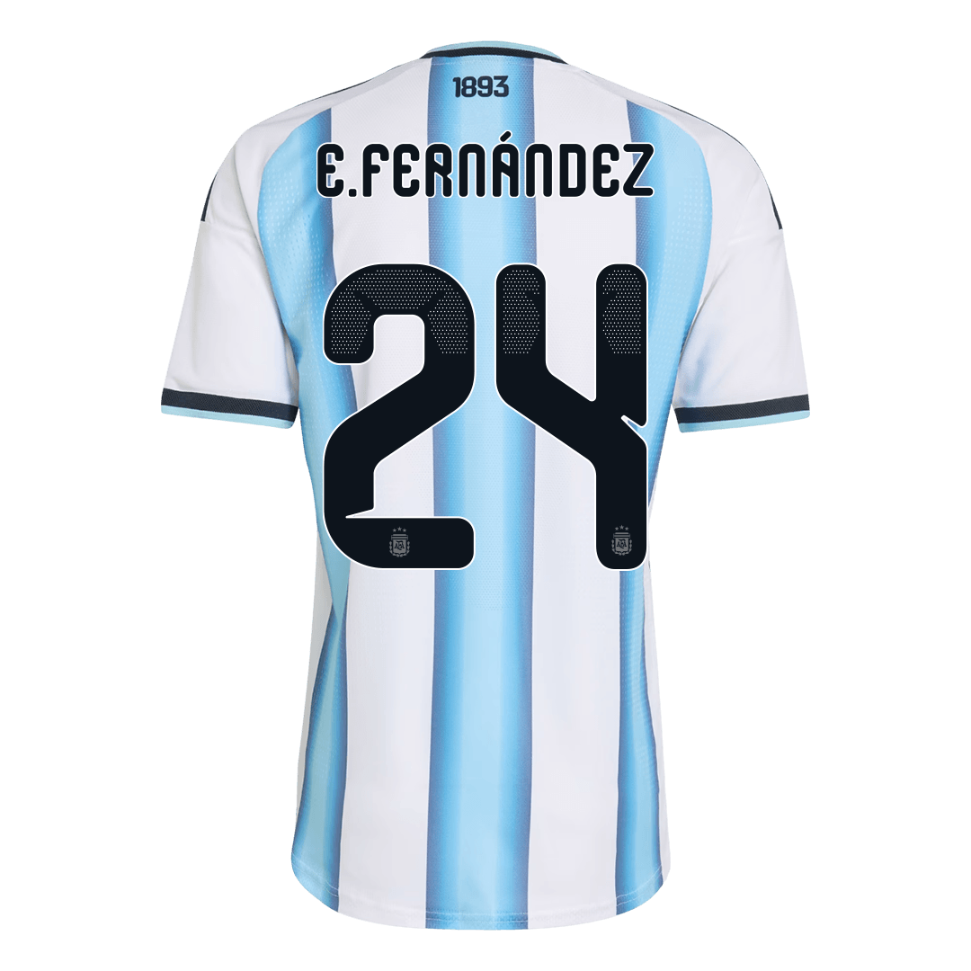 Argentina World Cup Hjemmebanetrøje Spillerversion 2026 E. FERNÁNDEZ #24