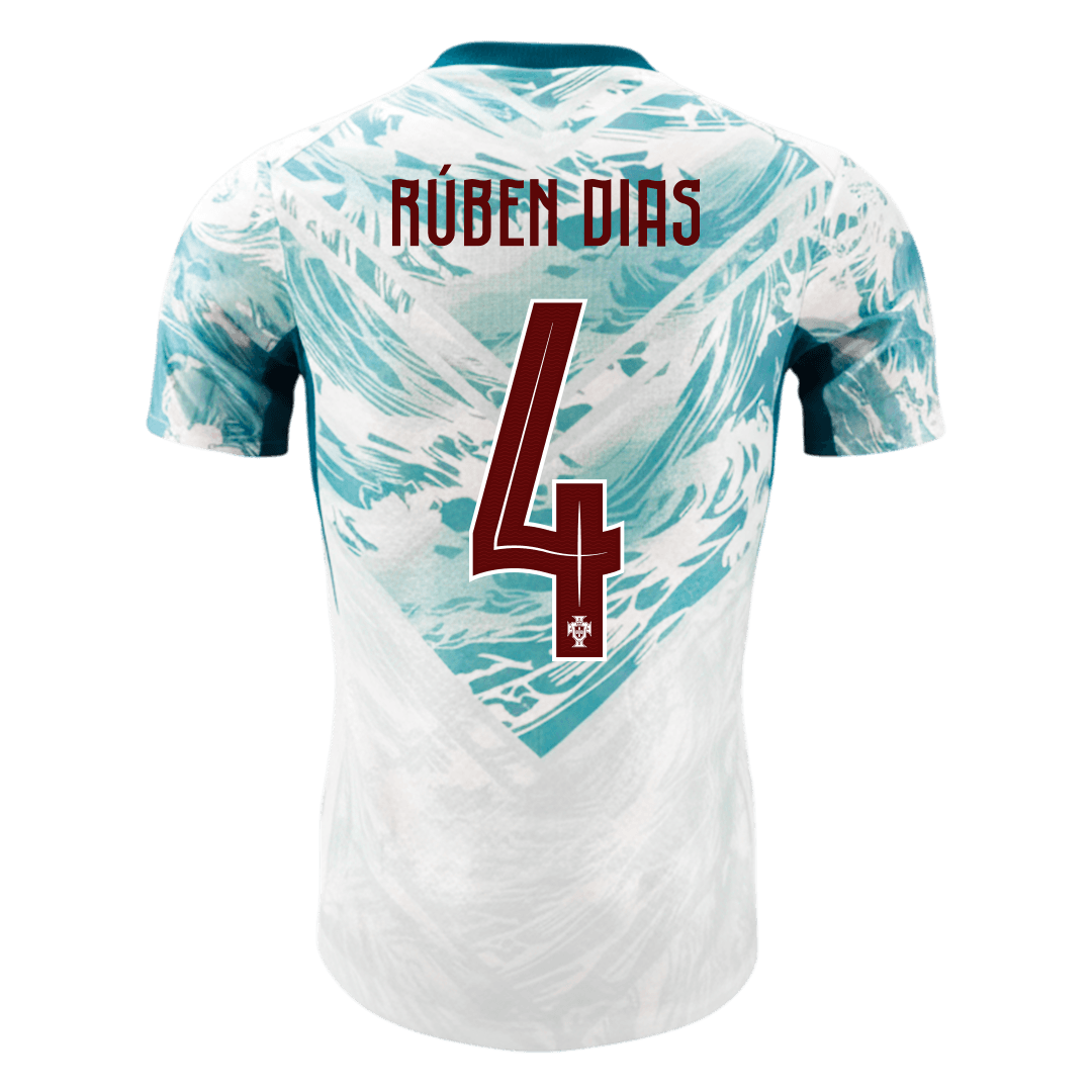 Portugal World Cup Udebanebanetrøje Spillerversion 2026 RÚBEN DIAS #4