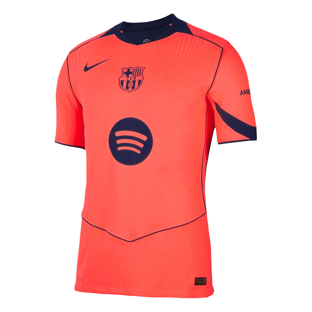 Barcelona Tredjebanetrøje Spillerversion 2025/26 UCL F.DE JONG #21