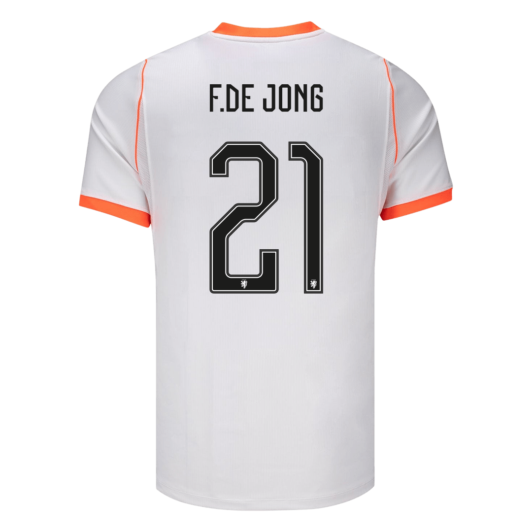 Netherlands World Cup Udebanetrøje 2026 F.DE JONG #21
