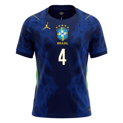 Brazil World Cup Udebanetrøje 2026 MARQUINHOS #4