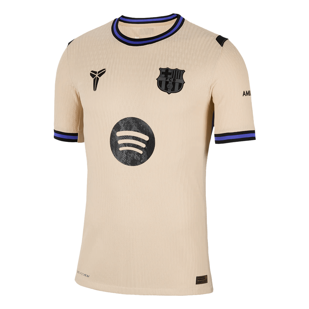 Barcelona Udebanebanetrøje Spillerversion 2025/26 UCL F.DE JONG #21