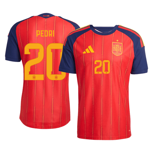 Spain World Cup Hjemmebanetrøje Spillerversion 2026 PEDRI #20