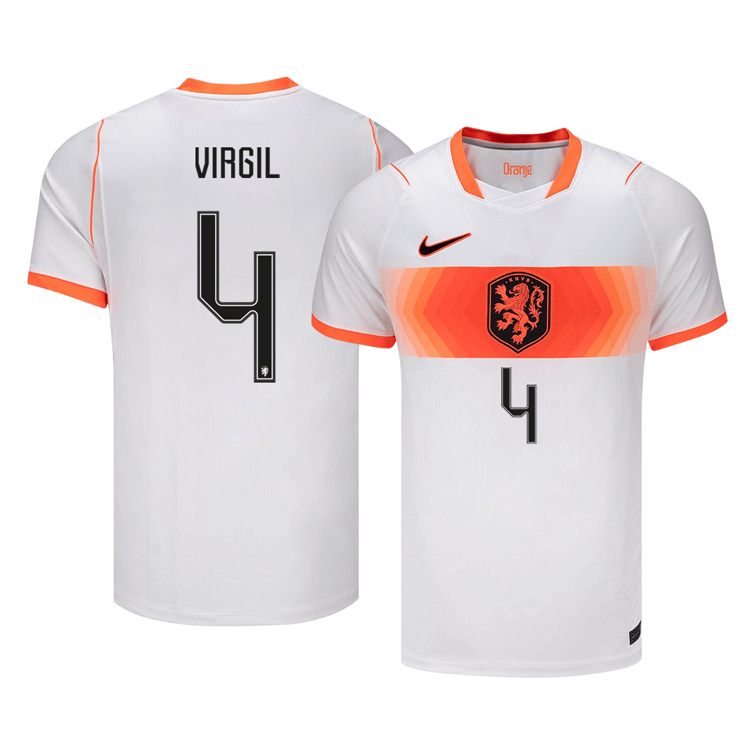 Netherlands World Cup Udebanetrøje 2026 VIRGIL #4
