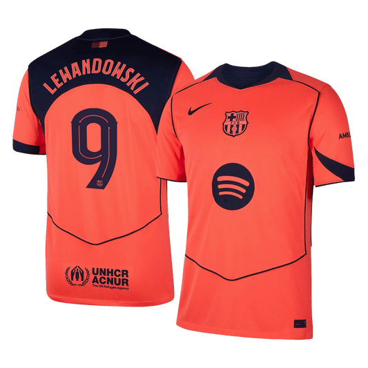 Barcelona Tredjetrøje 2025/26 UCL LEWANDOWSKI #9