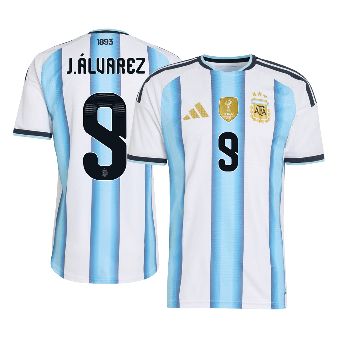 Argentina World Cup Hjemmebanetrøje Spillerversion 2026 J.ÁLVAREZ #9