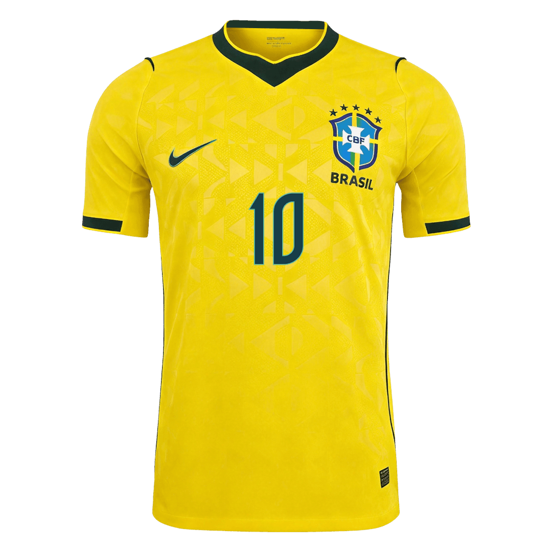 Brazil World Cup Hjemmebanetrøje Spillerversion 2026 NEYMAR JR. #10