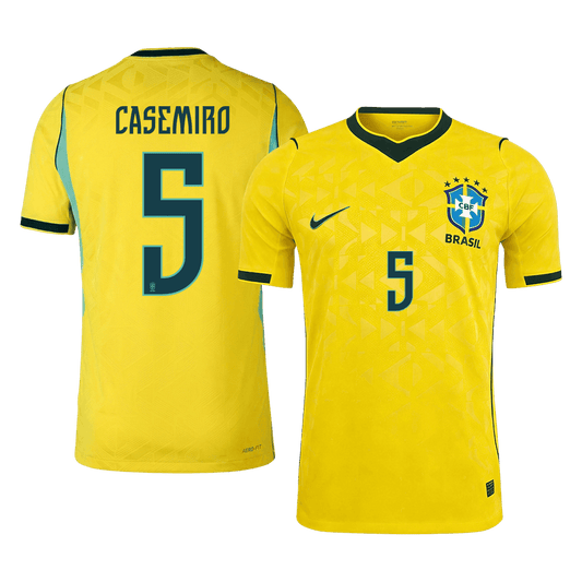 Brazil World Cup Hjemmebanetrøje Spillerversion 2026 CASEMIRO #5