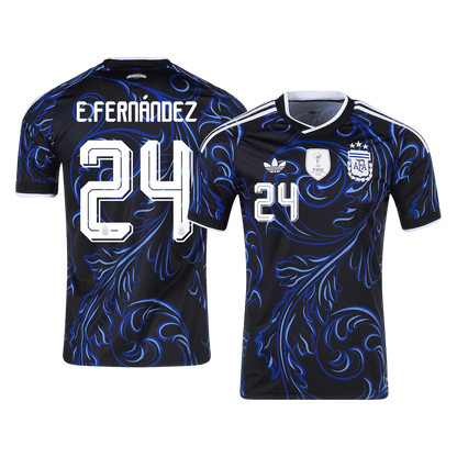 Argentina World Cup Udebanetrøje 2026 E. FERNÁNDEZ #24