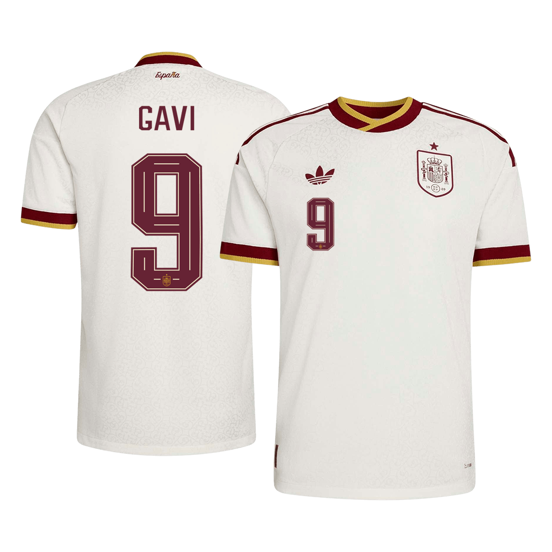 Spain World Cup Udebanebanetrøje Spillerversion 2026 GAVI #9