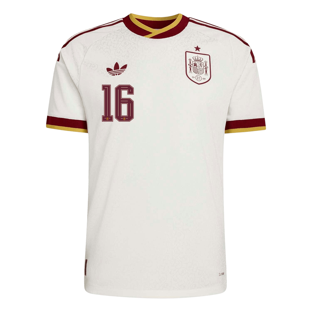 Spain World Cup Udebanebanetrøje Spillerversion 2026 RODRIGO #16