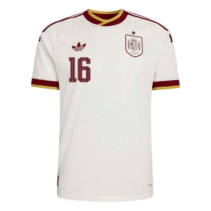 Spain World Cup Udebanebanetrøje Spillerversion 2026 RODRIGO #16