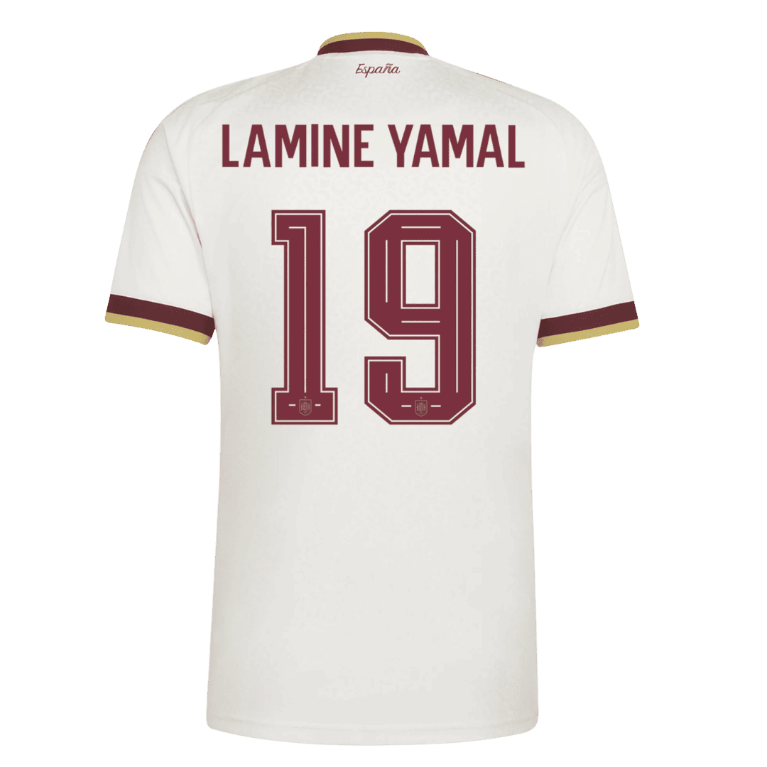 Spain World Cup Udebanetrøje 2026 LAMINE YAMAL #19