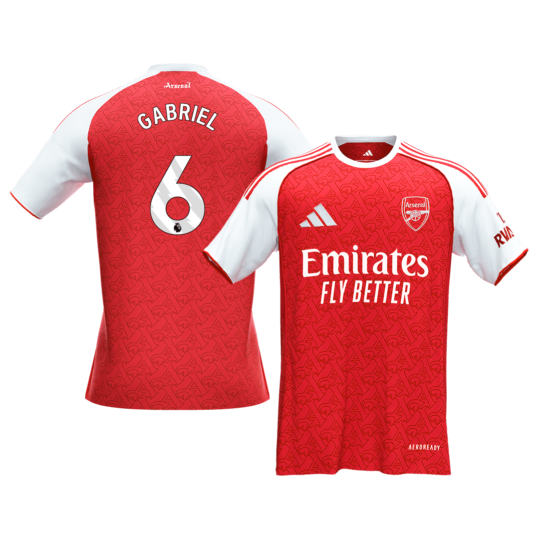 Arsenal Hjemmetrøje 2025/26 GABRIEL #6 [PREMIUM]