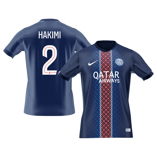PSG Hjemmetrøje 2025/26 HAKIMI #2 [PREMIUM]