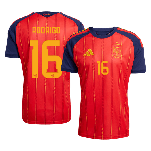 Spain World Cup Hjemmetrøje 2026 RODRIGO #16 [PREMIUM]