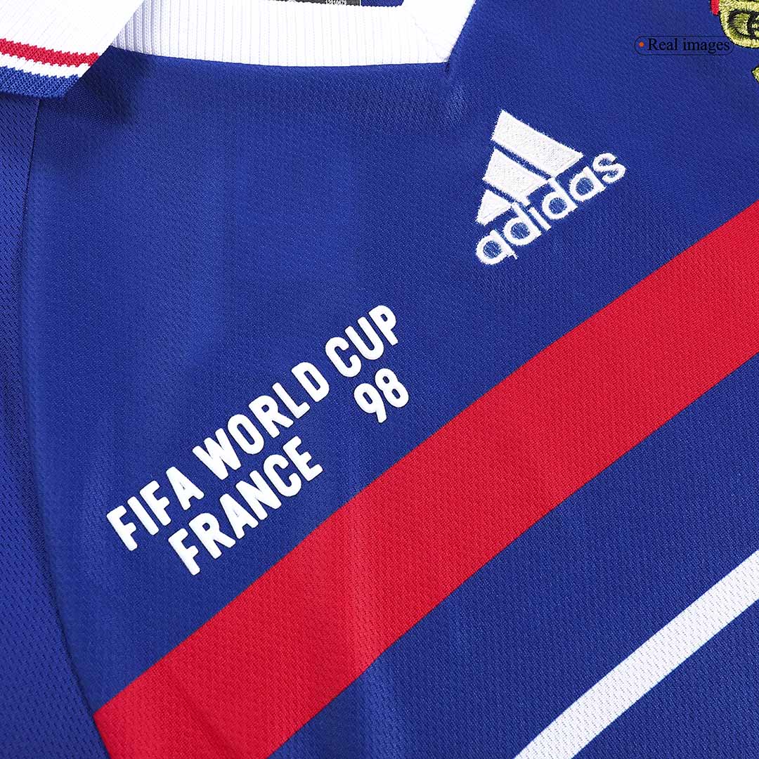 France World Cup Retro Hjemmebanetrøje 1998 ZIDANE #10
