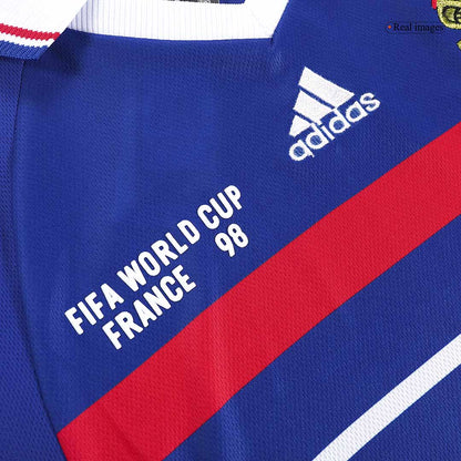 France World Cup Retro Hjemmebanetrøje 1998 ZIDANE #10
