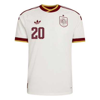 Spain World Cup Udebanebanetrøje Spillerversion 2026 PEDRI #20