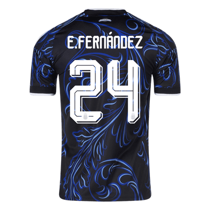 Argentina World Cup Udebanetrøje 2026 E. FERNÁNDEZ #24