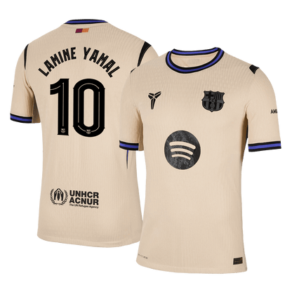 Barcelona Udebanebanetrøje Spillerversion 2025/26 UCL LAMINE YAMAL #10