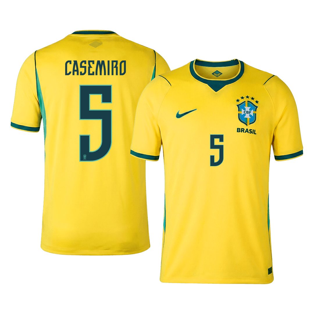 Brazil World Cup Hjemmetrøje 2026 CASEMIRO #5