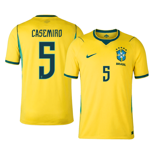 Brazil World Cup Hjemmetrøje 2026 CASEMIRO #5