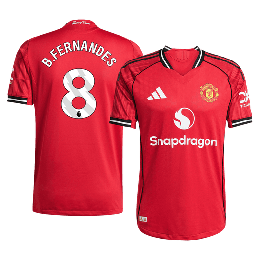Manchester United Hjemmebanetrøje Spillerversion 2025/26 B.FERNANDES #8