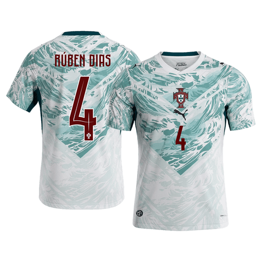 Portugal World Cup Udebanetrøje 2026 RÚBEN DIAS #4