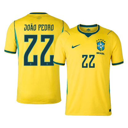Brazil World Cup Hjemmetrøje 2026 JOÃO PEDRO #22