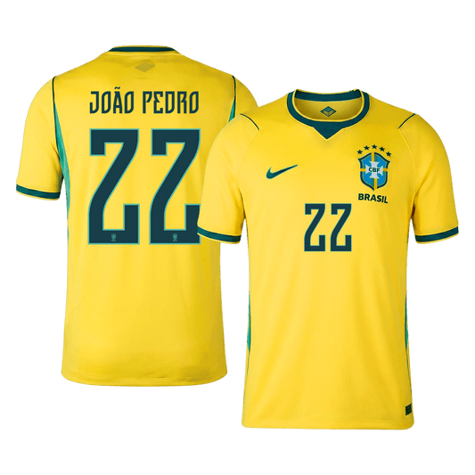 Brazil World Cup Hjemmetrøje 2026 JOÃO PEDRO #22