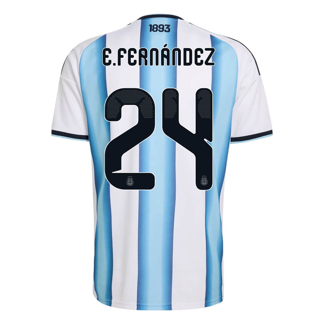 Argentina World Cup Hjemmetrøje 2026 E. FERNÁNDEZ #24 [PREMIUM]