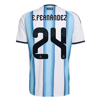Argentina World Cup Hjemmetrøje 2026 E. FERNÁNDEZ #24 [PREMIUM]