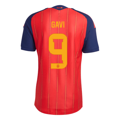 Spain World Cup Hjemmebanetrøje Spillerversion 2026 GAVI	 #9