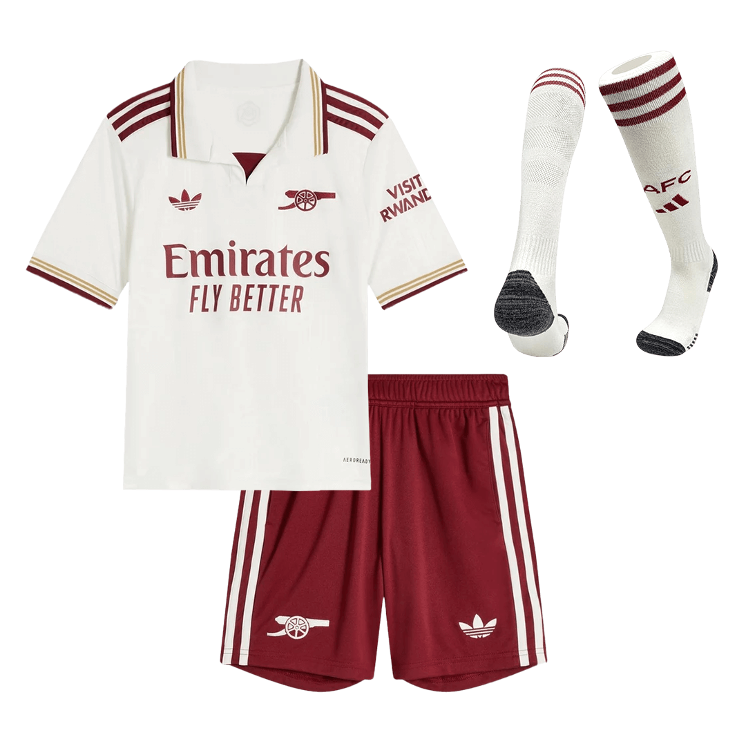 Arsenal Tredjebanesæt Børn 3-dele 2025/26