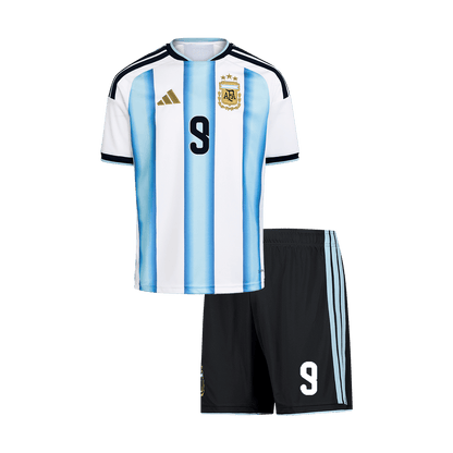 Argentina World Cup Hjemmesæt Børn 2026 J.ÁLVAREZ #9 [PREMIUM]