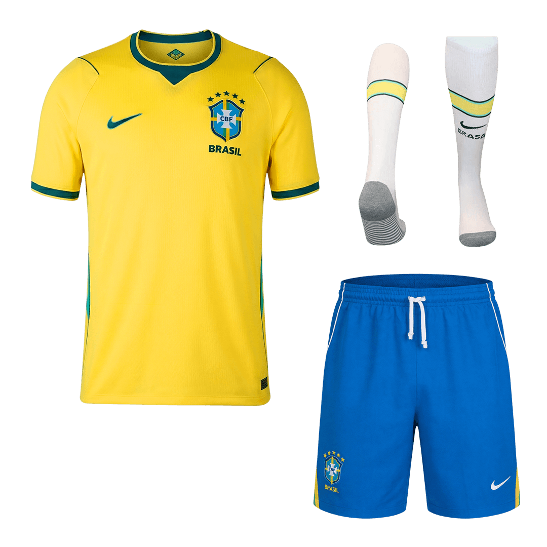 Brazil World Cup Hjemmebanesæt 3-dele 2026