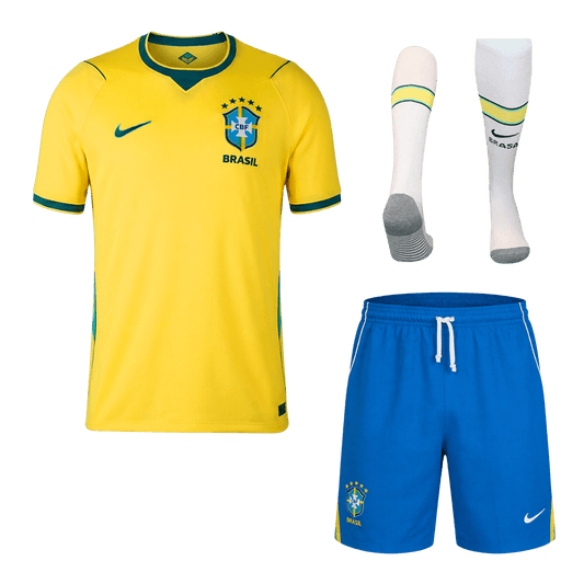 Brazil World Cup Hjemmebanesæt 3-dele 2026