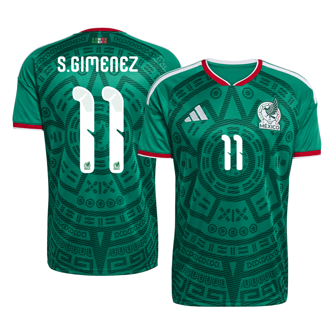 Mexico World Cup Hjemmetrøje 2026 S.GIMENEZ #11