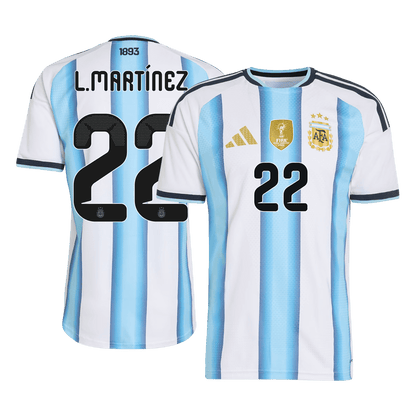 Argentina World Cup Hjemmebanetrøje Spillerversion 2026 L.MARTÍNEZ #22
