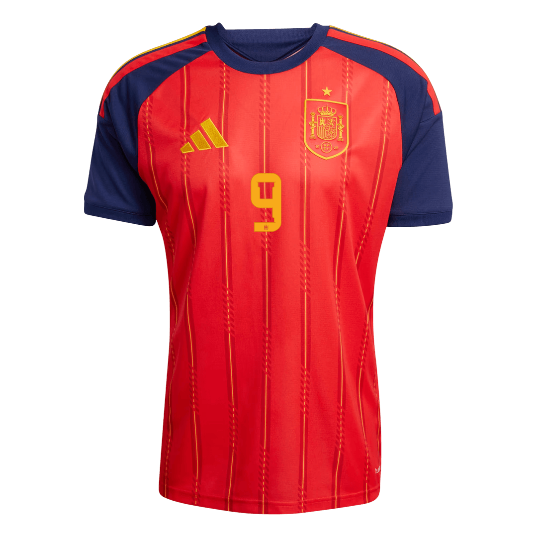 Spain World Cup Hjemmetrøje 2026 GAVI #9 [PREMIUM]