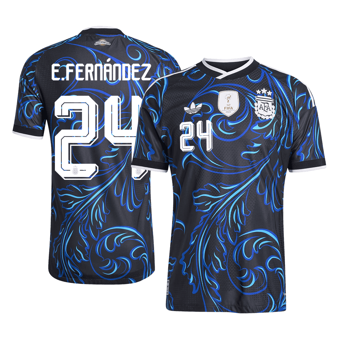 Argentina World Cup Udebanebanetrøje Spillerversion 2026 E. FERNÁNDEZ #24
