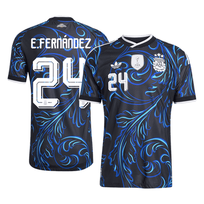 Argentina World Cup Udebanebanetrøje Spillerversion 2026 E. FERNÁNDEZ #24