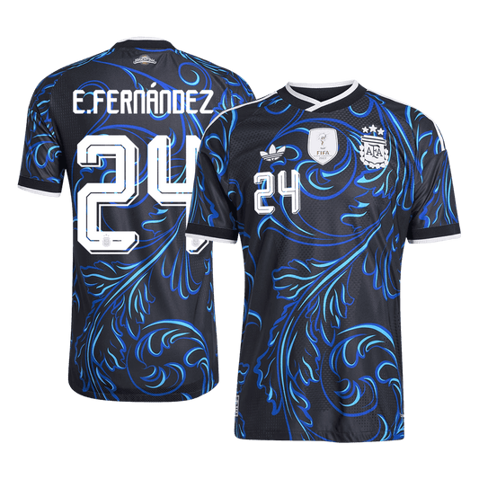 Argentina World Cup Udebanebanetrøje Spillerversion 2026 E. FERNÁNDEZ #24
