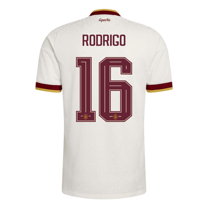 Spain World Cup Udebanebanetrøje Spillerversion 2026 RODRIGO #16