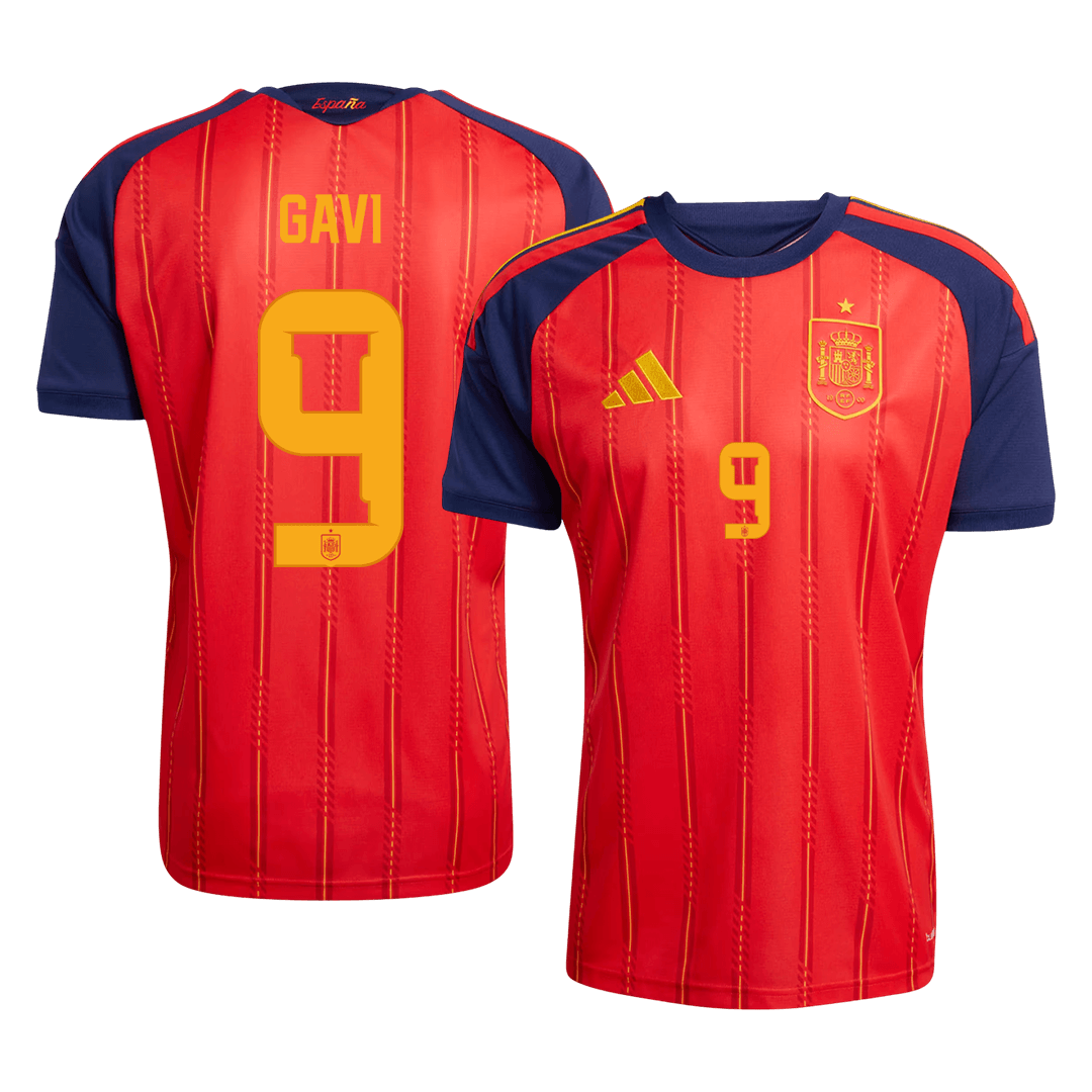Spain World Cup Hjemmetrøje 2026 GAVI #9 [PREMIUM]