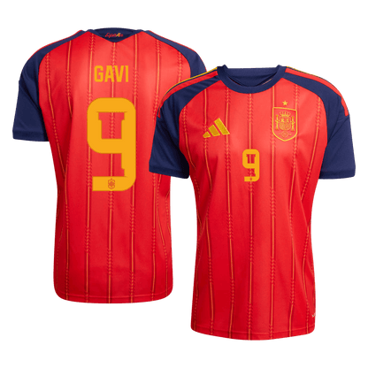 Spain World Cup Hjemmetrøje 2026 GAVI #9 [PREMIUM]