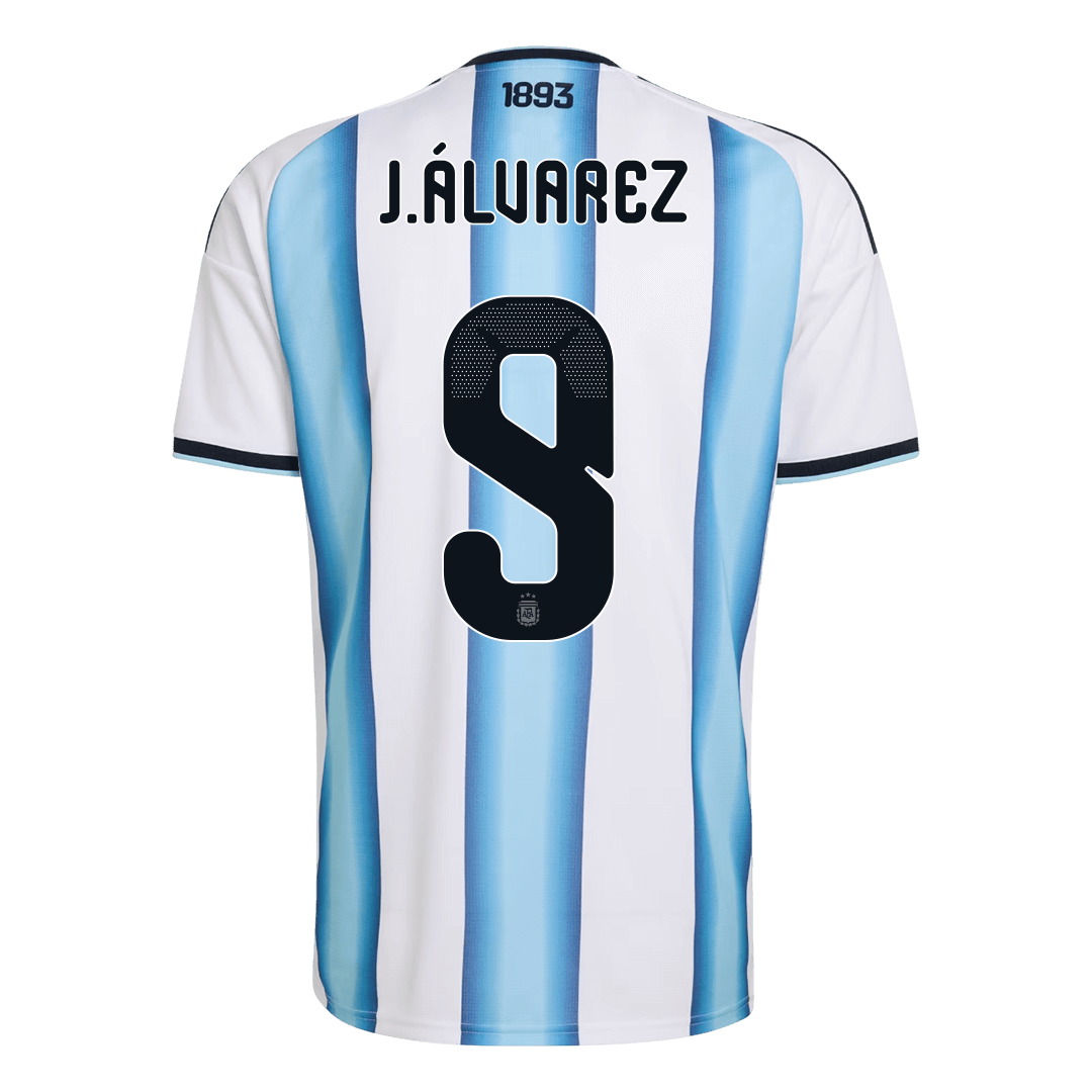 Argentina World Cup Hjemmetrøje 2026 J.ÁLVAREZ #9 [PREMIUM]