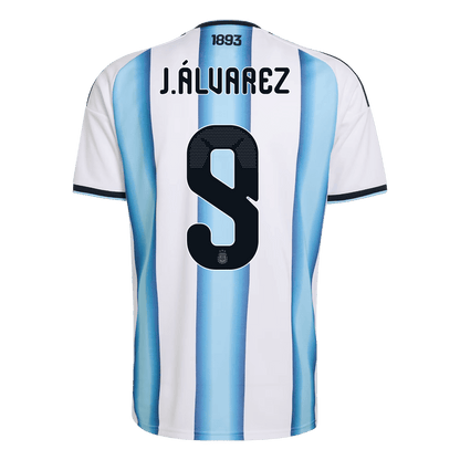 Argentina World Cup Hjemmetrøje 2026 J.ÁLVAREZ #9 [PREMIUM]